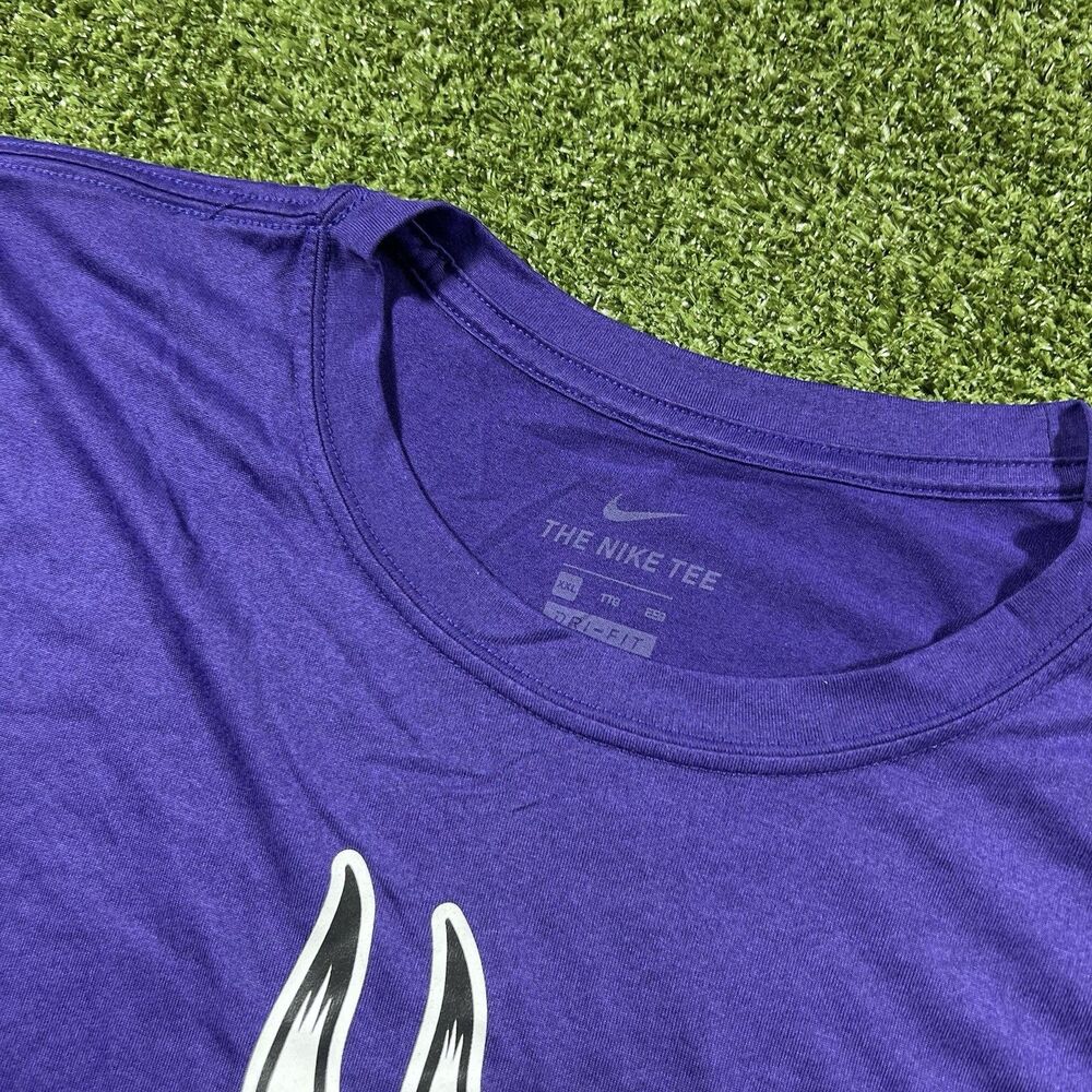Minnesota Vikings Shirt Men’s The Nike Tee Dri Fit Purple NFL Crew 2XL NWT - Picture 3 of 7